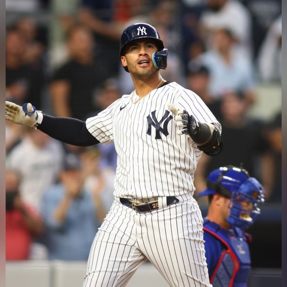 Nike Authentic New York Yankees Gleyber Torres #25 Baseball Jersey Men’s Sz L - Picture 3 of 6